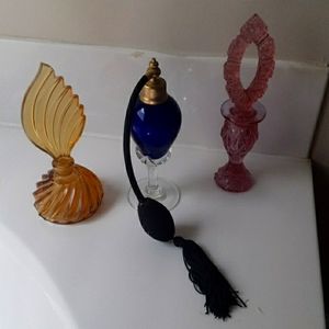 3 Vintage PERFUME BOTTLES